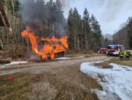 Brand einer Hütte Richtung Fahrnau – 14.03.2026